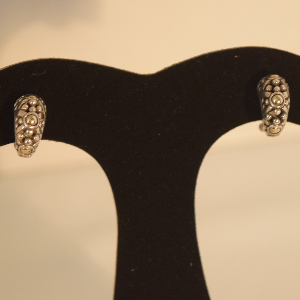 Sterling & 18K Earrings